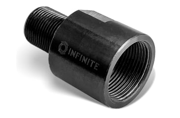 Image of Infinite Product Solutions M18 x 1 - 1/2-28 Thread Adapter, Black, 18RH-1228-BS