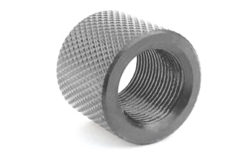 Image of Infinite Product Solutions Pistol Knurled Thread Protector, Silver, 1/2x28, 1228P-TP-K-SS