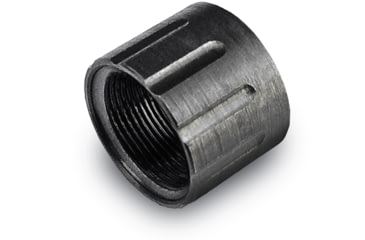 Image of Infinite Product Solutions Pistol Notched Thread Protector, Black, M13.5 x 1 LH, 135LH-TP-NT-BS