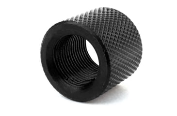 Image of Infinite Product Solutions RIfle Knurled Thread Protector, Black, 1/2x28, 1228R-TP-K-BS