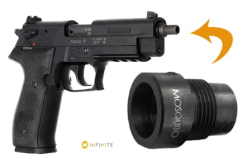Image of Infinite Product Solutions SIG Sauer Mosquito to 1/2-28 Conversion Adapter, Black, MOSQ-1228-BS