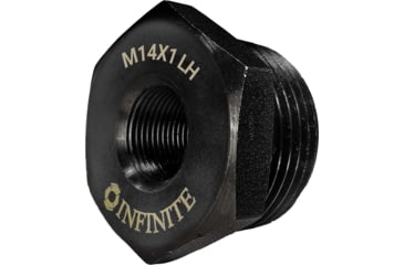 Image of Infinite Product Solutions Tapered Thread Adapter, Black Oxide, M14x1LH, AD-TPR-4140-BOG-14LH