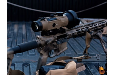 Image of InfiRay Outdoor 4-8x 75mm RICO HYBRID 640 Multi-function Thermal Weapon Sight, 50 Hz, 640x512, Coyote Tan, IRAY-HYH75W