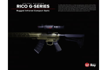 Image of InfiRay Outdoor Rico G 384 3x35mm Thermal Weapon Sight, 50hz, Black, Small, IRAY-GL35
