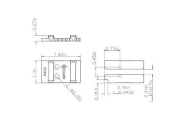 Image of InfiTac Pistol Slide Adapter Plate