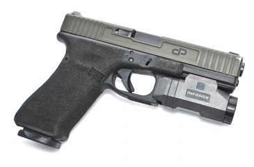 Image of InForce APL Pistol Mounted Light, Black Body, Constant/Momentary White Light., Black, 200Lumens CR123A INF-APL-B-W