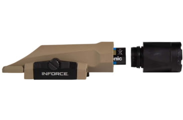 Image of INFORCE Gen 3 - WMLx White-IR 900 Lumens Weapon Light, CR123a, FDE Body, IF71014DE