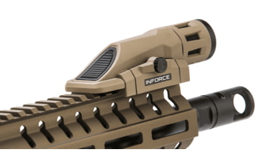 Image of INFORCE Weapon Mounted Multifunction LED Tactical Light, Gen 2, White, 400 Lumens, Flat Dark Earth, W-06-1