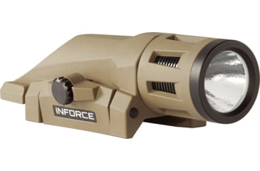 Image of INFORCE Weapon Mounted Multifunction LED Tactical Light, Gen 5, White, 400 Lumens, Flat Dark Earth, W-06-1