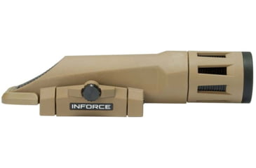 Image of INFORCE WMLX Multifunction LED Weapon Mounted Light, 123A Lithium, White, 800 Lumens, Flat Dark Earth, WX-06-1