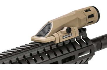 Image of INFORCE WMLX Multifunction LED Weapon Mounted Light, 123A Lithium, White, 800 Lumens, Flat Dark Earth, WX-06-1