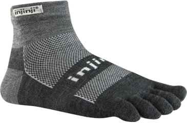 Image of Injinji 2.0 Outdoor Original Weight Micro NuWool Sock - Women's-Charcoal-Small