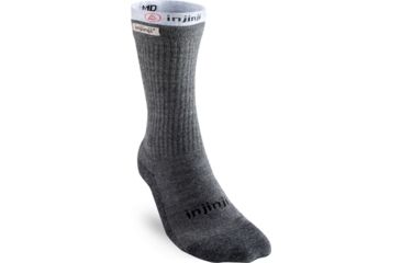 Image of Injinji Liner+Hiker Socks - Mens, Charcoal, S/M, 333378-CHR-S/M
