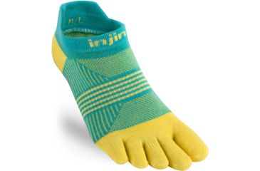 Image of Injinji Run Lightweight No Show Sock- Womens, Tropic, Medium/Large, 201111-TRO-M/L
