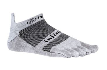 Image of Injinji Run Lightweight No Show Xtralife Socks - Mens, White, Medium, 201110-WHT-M