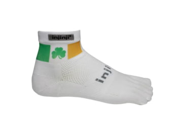 Image of Injinji Run Original Weight Mini-Crew Sock - Men's-Flag-Medium