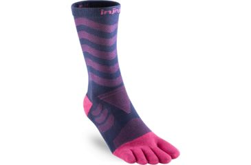 Image of Injinji Run Technical Crew Socks - Womens, Purple, XS/S, 401171-PUR-XS/S