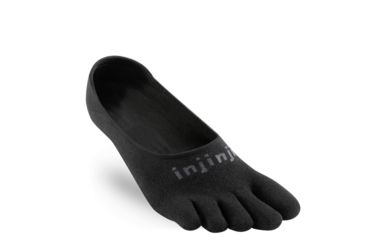 Image of Injinji Sport Lightweight Hidden Coolmax Socks - Mens, Black, Small, 052100-BLK-S