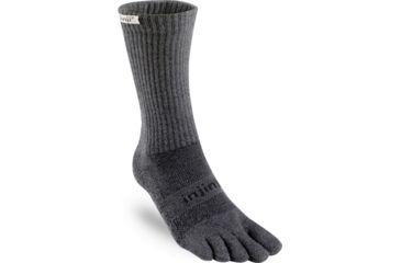 Image of Injinji Trail Midweight Crew Xtralife Socks - Mens, Granite, Small, 213170-GRA-S