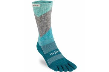 Image of Injinji Trail Midweight Crew Xtralife Socks - Mens, Harborside, Small, 213170-HRB-S