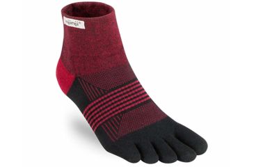 Image of Injinji Trail Midweight Mini Crew Socks - Womens, Ember, XS/S, 213131-EMB-XS/S