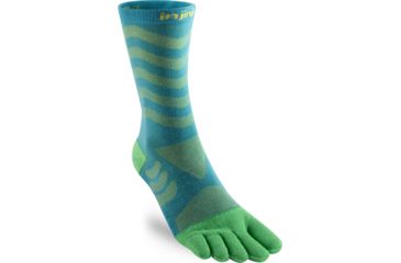 Image of Injinji Ultra Run Crew Socks - Womens, Cove, Extra Small/Small, 401171-COV-XS/S