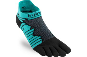 Image of Injinji Ultra Run No-Show Socks - Mens, Oasis, Medium, 401110-OAS-Medium