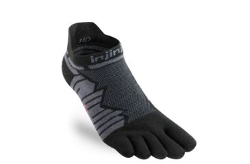 Image of Injinji Ultra Run No-Show Socks - Mens, Onyx, Medium, 401110-ONY-Medium
