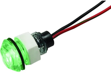 Image of Innovative Lighting LED Bulkhead Livewell Flush Mount Light, Green, 011-3500-7