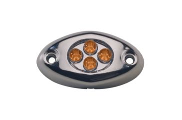 Image of Innovative Lighting Surface Mount Courtesy Light - Amber &amp; Chrome 37265