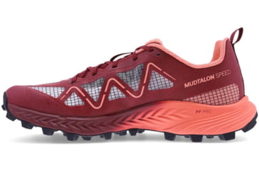 Image of Inov-8 MudTalon Speed Running Shoes - Womens, Burgundy/Coral, 8, 001147-BUCO-P-001-M6.5/ W8