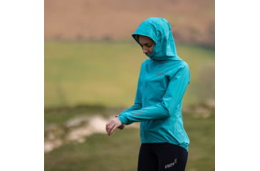 Image of Inov-8 Stormshell FZ Jacker - Womens, Teal, 4, 000577-TL-01-4