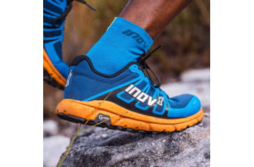 Image of Inov-8 TrailFly G 270 V2 Shoes - Mens, Blue/Nectar, 8/ 42/ M9/ W10.5, 001-065-BLNE-S-01-9