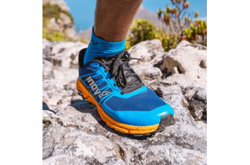 Image of Inov-8 TrailFly G 270 V2 Shoes - Mens, Blue/Nectar, 8/ 42/ M9/ W10.5, 001-065-BLNE-S-01-9