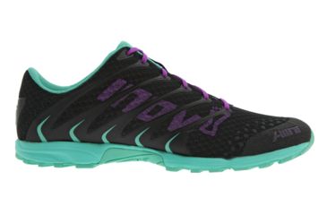 Image of Inov8 F-Lite 195 Precision Fit Trail Running Shoe - Women's-Black/Teal/Purple-7 US
