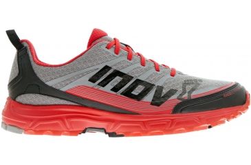 Image of Inov8 Race Ultra 290 Trail Running Shoe - Men's-Grey/Red/Black-Medium-9