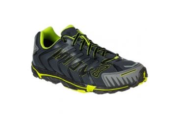 Image of Inov8 Terrafly 313 GTX Trail Running Shoe - Men's-Grey/Lime-8 US