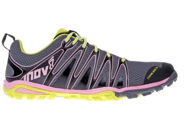 Image of Inov8 Trailroc 226 Trail Running Shoe - Women's-Grey/Lime/Pink-Medium-6 US