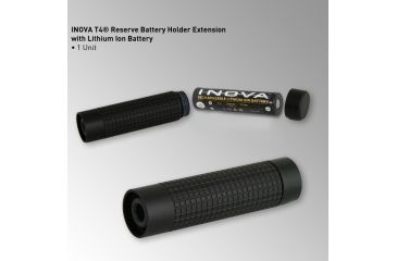 Image of Inova T4 Reserve Battery Holder Extension w/Lithium Ion Battery T4-RBH-RUB