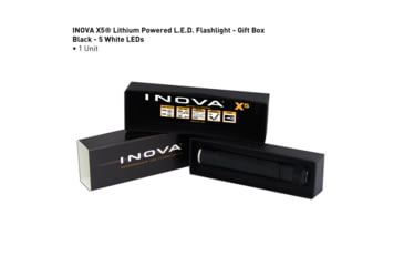 Image of Inova X5 Lithium Powered 31 Lumens LED Flashlight, Black, Gift Box X5DM-GB