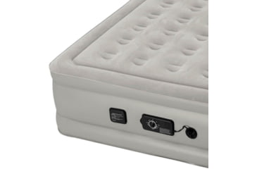 Image of Insta-Bed 18in Raised Matress w/ NeverFLAT Pump, Gray, Queen, 840017G