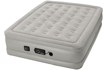 Image of Insta-Bed 18in Raised Matress w/ NeverFLAT Pump, Gray, Queen, 840017G