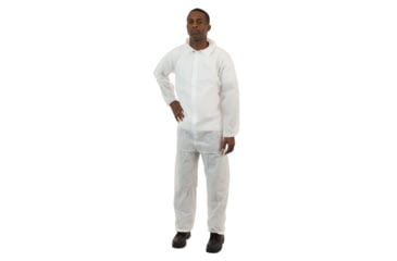 Image of International Enviroguard SmallS 2222 Coveralls w/Elastic Wrists and Ankle, White, Case of 25, 2223XXXXXL