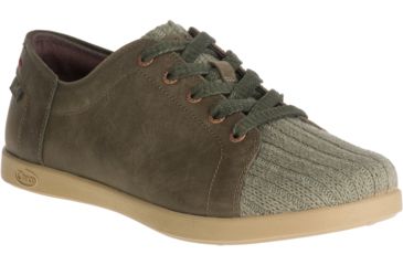 Image of Ionia Lace Leather Casual Shoes - Womens, Ivy, Medium