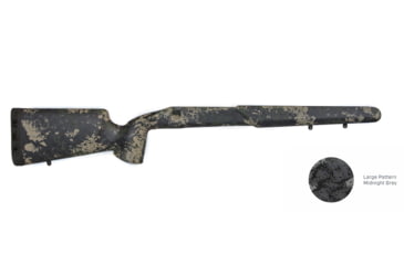 Image of iota Outdoors Rifle Stock for Tikka Kremlin with Tikka Factory Sporter Barrel Contour, Midnight Grey, 94-121110-01-5308121-1