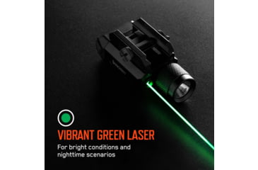 Image of IPROTEC IPRMLT0002 RM600LSR Rail Mount Light Green Laser 600 Lum