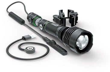 Image of IProtect 6689 O2 Beam Long Range 40/400 Lumens Aircraft Grade Aluminum Black CR1