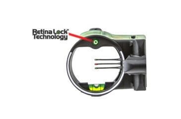 Image of IQ Bowsights Ultra Lite Sight, Black 3 pin .019 RH, 342