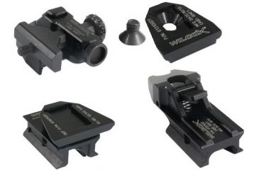 Image of Trijicon Electro Optics Wilcox Helmet Interface Bridge Assembly, M250/M300W, Black AC62004