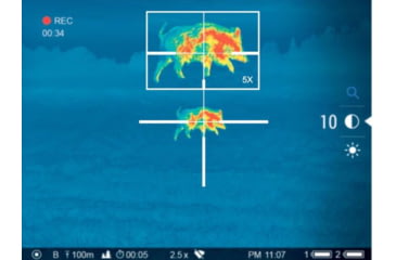 Image of High image quality on thermograms. 
